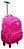 Mochila Tiracolo Feminina Em Nylon Tactel Rsinado Em Diversa Cores Com Carrinho - Imagem 4