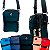 Bolsa Unissex Transversal Em Nylon Poliéster Resinado Coloridas Ref. 6764 - Imagem 2