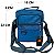 Bolsa Masculina Transversal Unissex Em Nylon Poliéster Resinado Ref. 6310 - Imagem 3