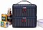 Bolsa Térmica Com 02 Compartimentos em Nylon Poliéster Resinado Listrado Ref. 6107 - Imagem 1