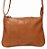 Bolsa Feminina Transversal Com Ziper Frontal em Couro 100% Legítimo Bellcabana - Imagem 4