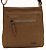 Bolsa Feminina Transversal Com Ziper Frontal em Couro 100% Legítimo Ref. 243 - Imagem 1