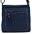 Bolsa Feminina Transversal Com Ziper Frontal em Couro 100% Legítimo Bellcabana - Imagem 2