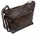 Bolsa Feminina Transversal Lisa E Croco Com Ziper Frontal em Couro 100% Legítimo Ref. 242 - Imagem 9