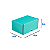 Caixa de Papelão Verde Pequena - 16 x 12 x 8 - Imagem 1