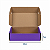Caixa de Papelão Violeta Média - 23 x 15 x 7 - Imagem 4