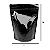 Saco Stand Up Pouch Preto - Fecho Zip - 21 x 28 - Imagem 1
