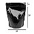 Saco Stand Up Pouch Preto - Fecho Zip - 21 x 28 - Imagem 2