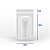 Saco Stand Up Pouch Transparente - Fecho Zip - 12 x 19 - Imagem 2