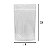 Saco Stand Up Pouch Transparente - Fecho Zip - 17 x 25 - Imagem 1