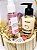 KIT 1 LOÇÃO HIDRATANTE CORPO E ROSTO PêSSEGO DOCE  RHENUKS+  1 BODY SPLASH BELLE ROSE BIO INSTINTO + 1 UNHA POSTIÇA + 1 CESTA DE MADEIRA - Imagem 2