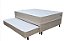 CONJUNTO BOX CASAL(1,38 X 1,88) COM AUXILIAR  (BOX E COLCHÃO) AMBOS COM MOLAS ENSACADAS - Imagem 1