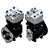 Compressor De Ar LK38 (Flange Centralizado) II31343 Agrale MT8.5 – Micro-ônibus Volkswagen 4.10TCA 7.110 8.120 8.120 (MEC III) 8.120OD Micro-Ônibus 8.140 8.150 8.150ODM 9.150 9.150OD 9.150ODM 17.210 L80 2VC145605 941000510036 Marca KGM6555 - Imagem 2