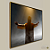 Quadro Luz da Salvação c/ moldura flutuante - Imagem 1