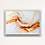 "Fluxo Dourado"- Quadro em Canvas com moldura flutuante. - Imagem 2