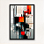 "Estrutura Dinâmica"- Quadro em Canvas com moldura flutuante. - Imagem 1