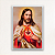 "Sagrado Coração de Jesus" - Quadro em Canvas com moldura flutuante. - Imagem 2