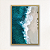 "Horizonte Azul"- Quadro em Canvas com moldura flutuante. - Imagem 4