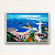 "Redentor das Cores"- Quadro em Canvas com moldura flutuante. - Imagem 2