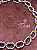 Colar Elos Esmaltado Roxo - Imagem 1