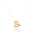 Colar Letra "S" com Fio Invisível - Imagem 2