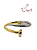 Bracelete Rígido Prego - Imagem 1
