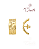 Brinco Gold Legacy - Imagem 1