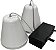 KIT AMPLIFICADOR MARCA DBL ÁUDIO DIGITAL AD 230 BT + 02 CAIXAS DE SOM TIPO PÊNDULO COAXIAL DE 30w - Imagem 4