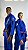 Kimono NU collab Brazil Combat Azul - Bordado - Imagem 2