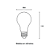 LAMP. LED A60 E27 - 9W 810LM 127/220V 4.000K - Imagem 2
