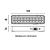 LUM. EMERGENCIA 30 LEDS 1W 50/100LM 100-240V - Imagem 2
