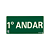 PLACA FOTOLUMINESCENTE S17 ANDAR AC 12X24X0,2CM TERREO E ANDARES - Imagem 2