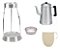 Kit Café 7 Lts Tripe+coador+cafeteira+aro - Imagem 1