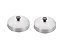 Abafador De Hamburguer 18 Cm Kit C/ 2 Pçs. - Imagem 1