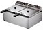 Fritadeira Elétrica 2 Cubas Aço Inox Metalcubas 10 Litros - Imagem 1