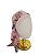 Turbante Aatma Rosa UV 50+ com Lenço Rosa Romance - Imagem 2