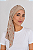 Turbante Aatma Areia com Lenço Doce Amor - Imagem 1
