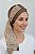 Turbante Aatma Castanho UV 50+ com Lenço Jardim Suave - Imagem 1