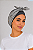 Turbante Aatma Grafite com Lenço Borboletas - Imagem 2