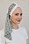 Turbante Aatma Branco com Lenço Serenité - Imagem 1