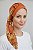 Turbante Aatma Laranja UV 50+ com Lenço Arte da Terra - Imagem 1