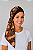 Turbante Aatma Preto UV 50+ com Lenço Savana Sunset - Imagem 1