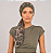 Turbante Aatma Verde Listras UV 50+ com Lenço Boho Floral - Imagem 1