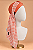 Turbante Aatma Laranja com Pied de Poule - Imagem 2