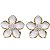 BRINCO FLOR ESMALTADA COM ZIRCÔNIA - Imagem 3