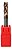 Fresa De Topo Reto 4mm 55 Hrc Fresa Metal Duro Md - Imagem 2