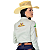 Camisão Country Radade Feminina Bordada Barretos Green - Imagem 5