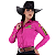Camisão Country Radade Feminina Bordada Barretos Green - Imagem 6