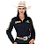 Camisa Country Feminina Bordada Manga Longa Cowboy Green Radade - Imagem 5