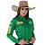 Camisa Country Feminina Bordada Manga Longa Cowboy Green Radade - Imagem 15
